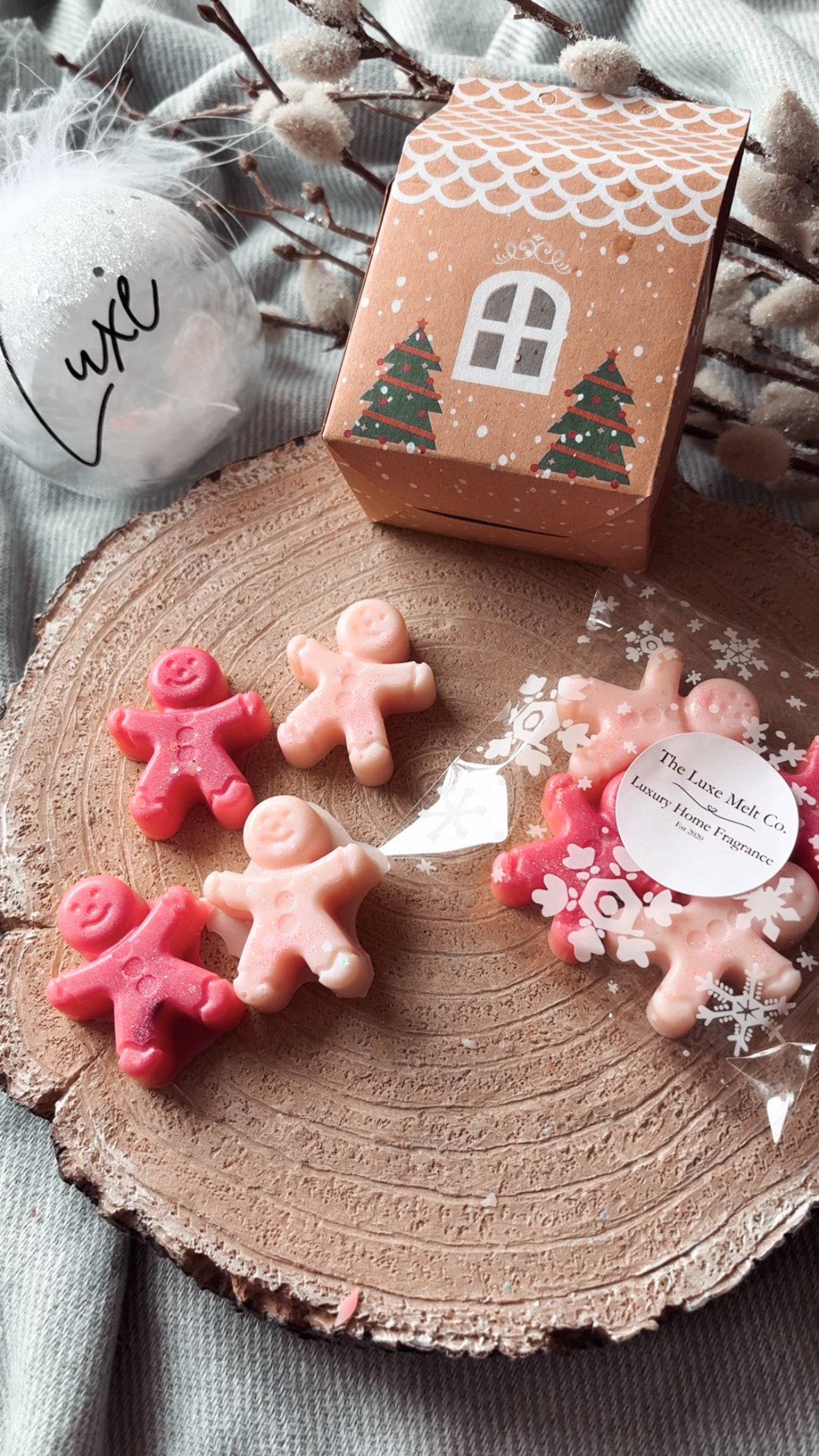 Winter Berries Gingerbread House