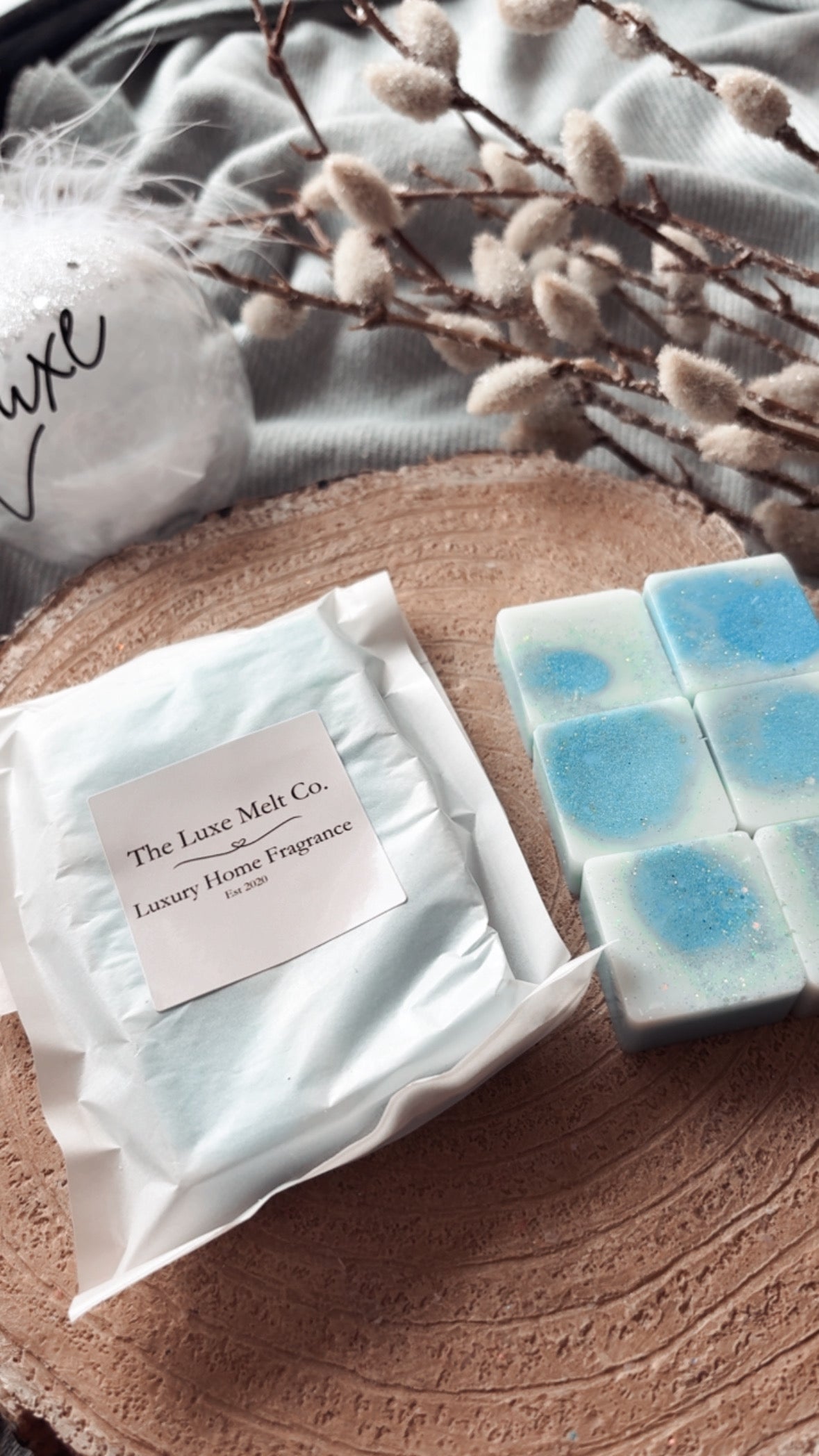 Frosty Sparkle Wax Melt Cubes