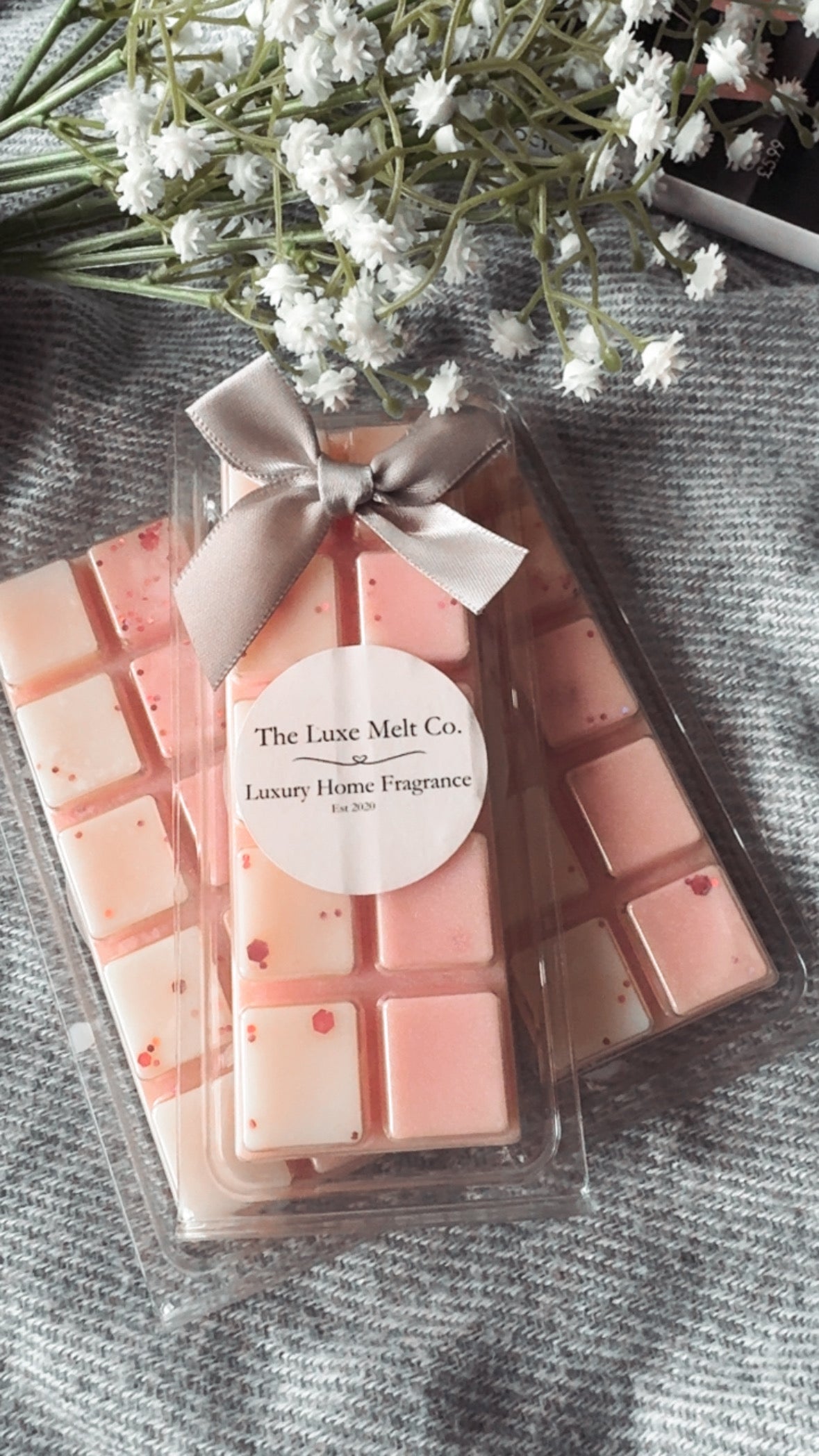 Peony & Blush Suede Snapbar