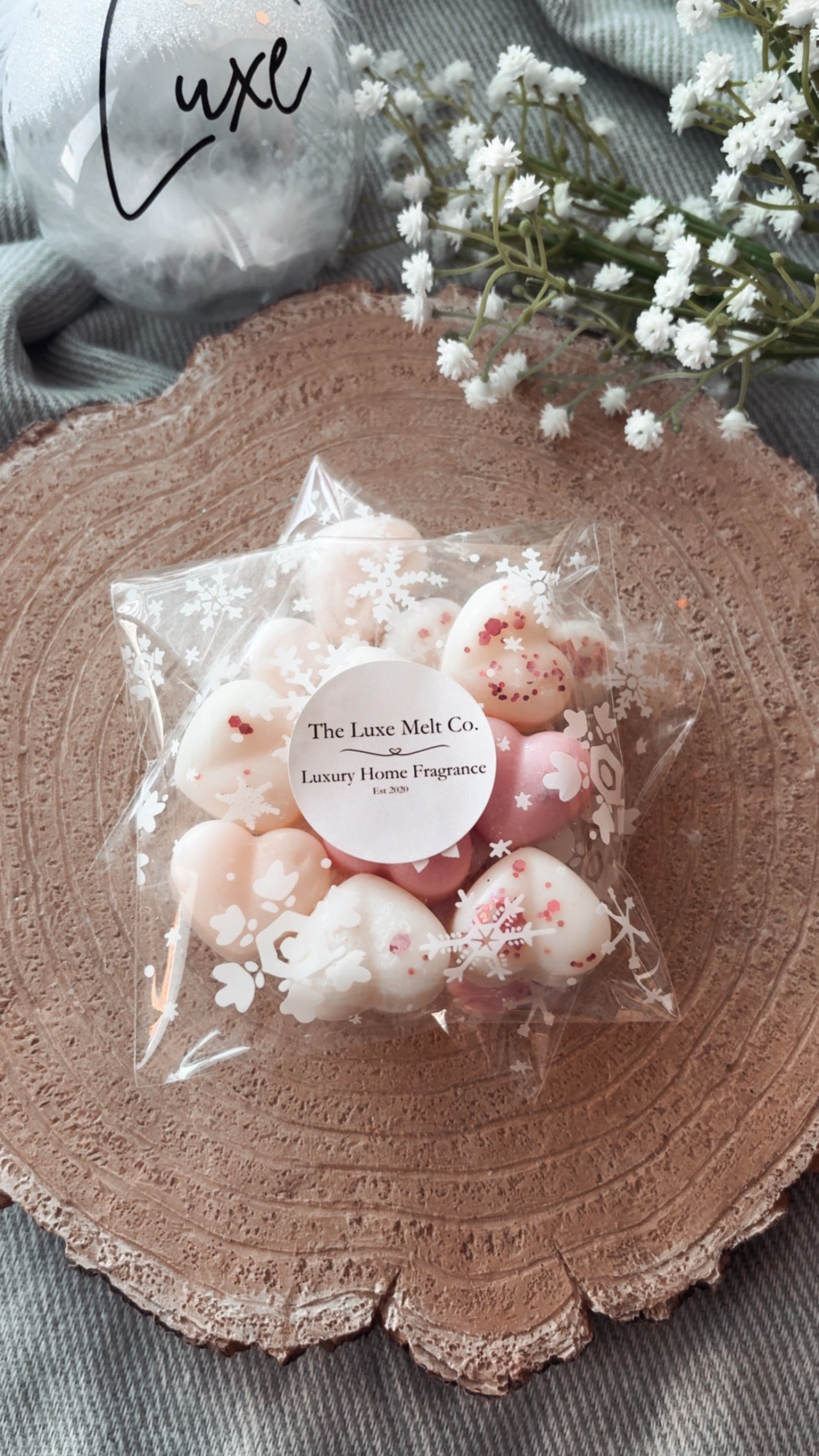 Winter Rose & Pink Pepper Hearts