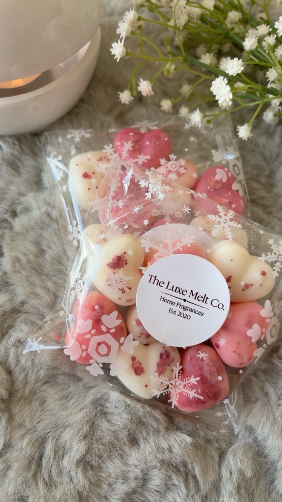 Black Plum & Rhubarb Hearts