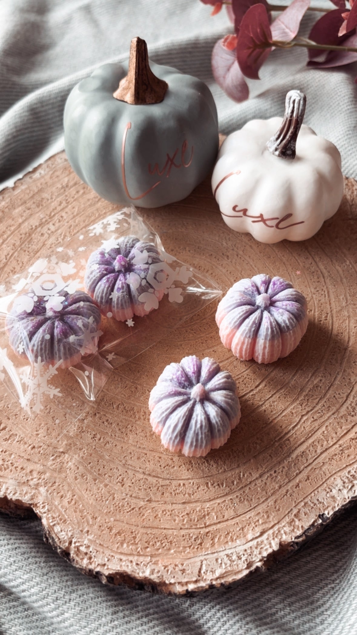 Cashmere & Almond Milk 3d Pumpkin Wax Melts