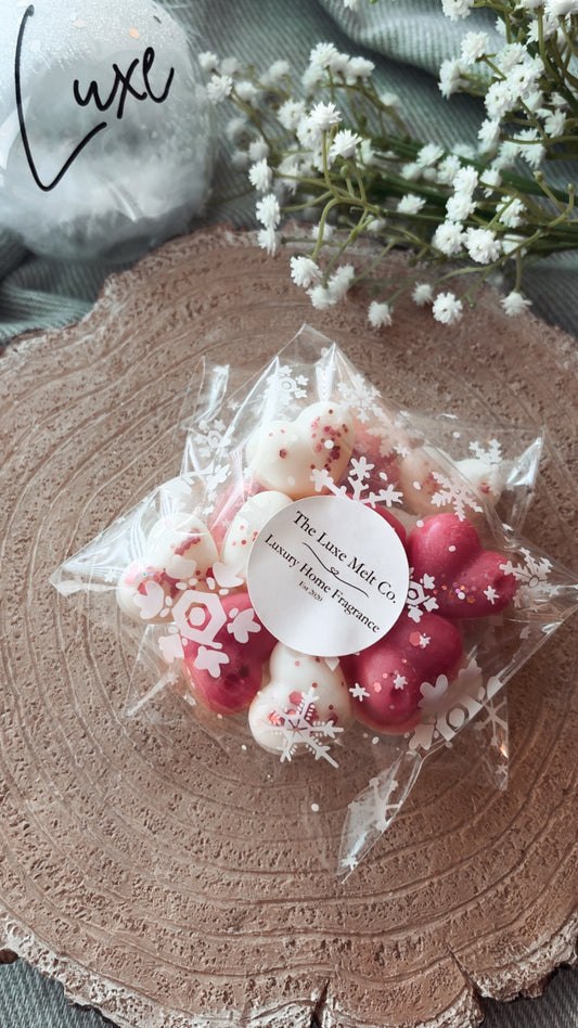 Candy Cane & Vanilla Wax Melt Hearts