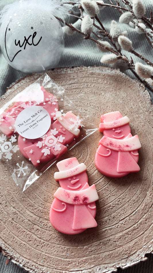 Christmas Cranberry Wax Melt Snowman