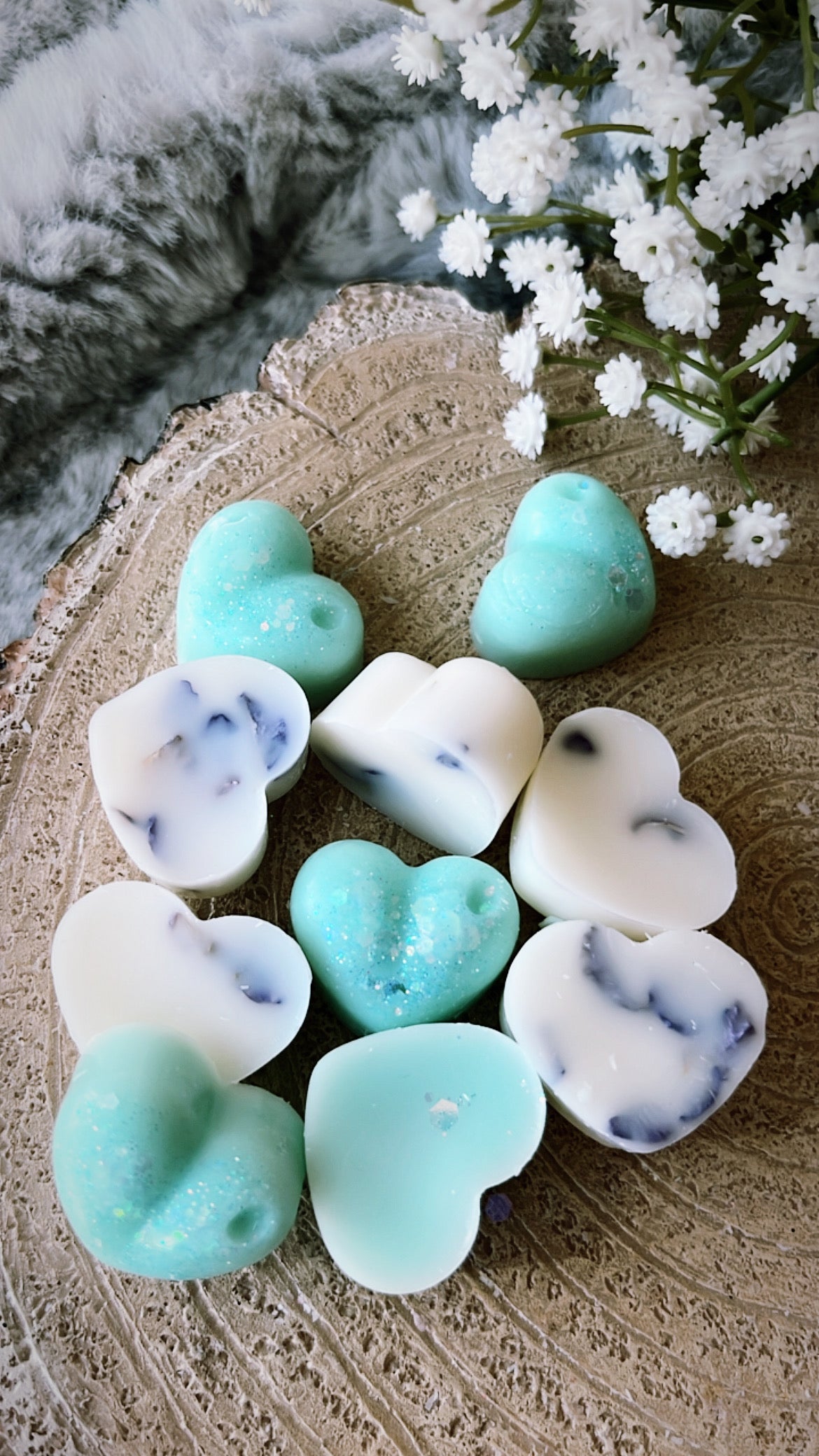 Spa Day Wax Melt Hearts