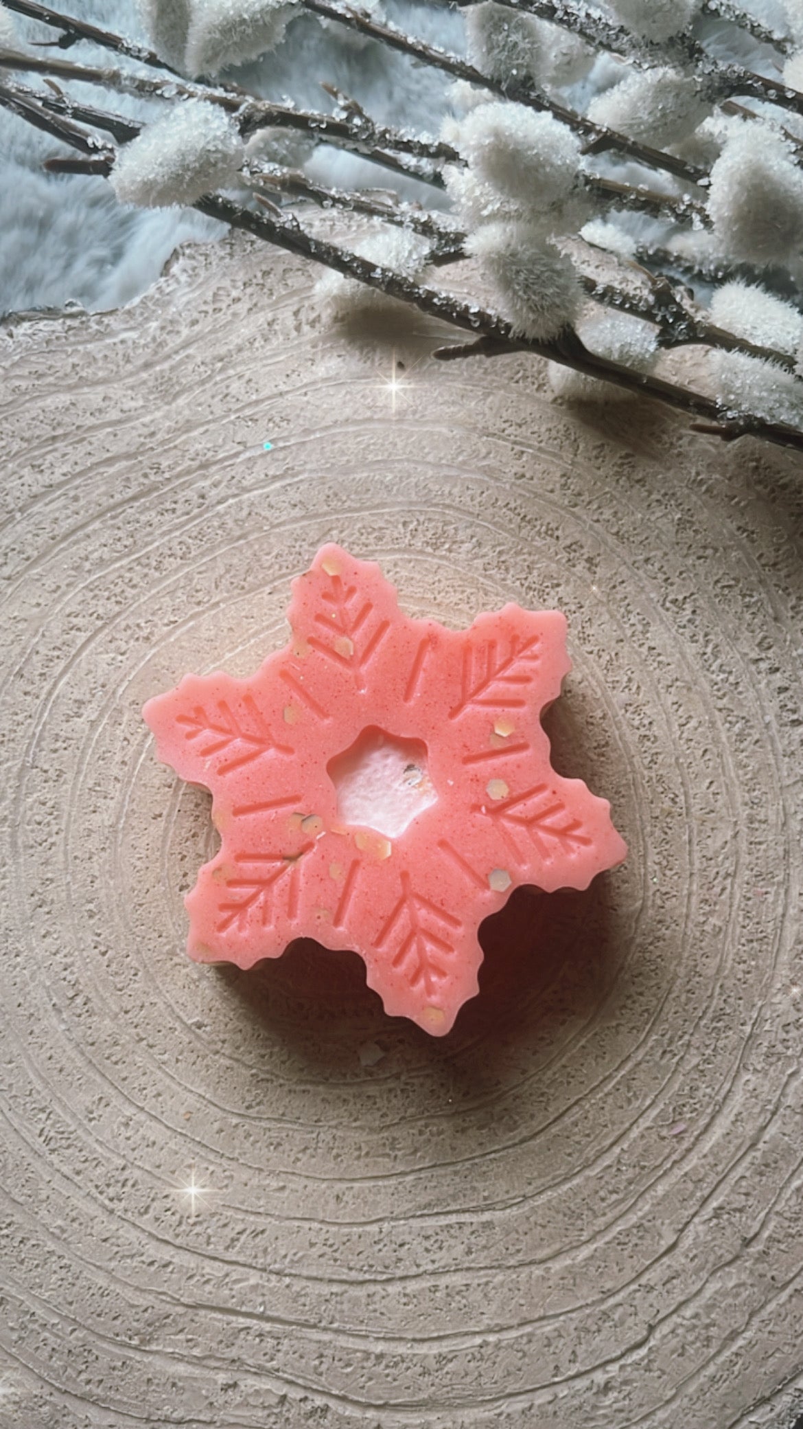 Gingerbread Wax Melt Snowflake