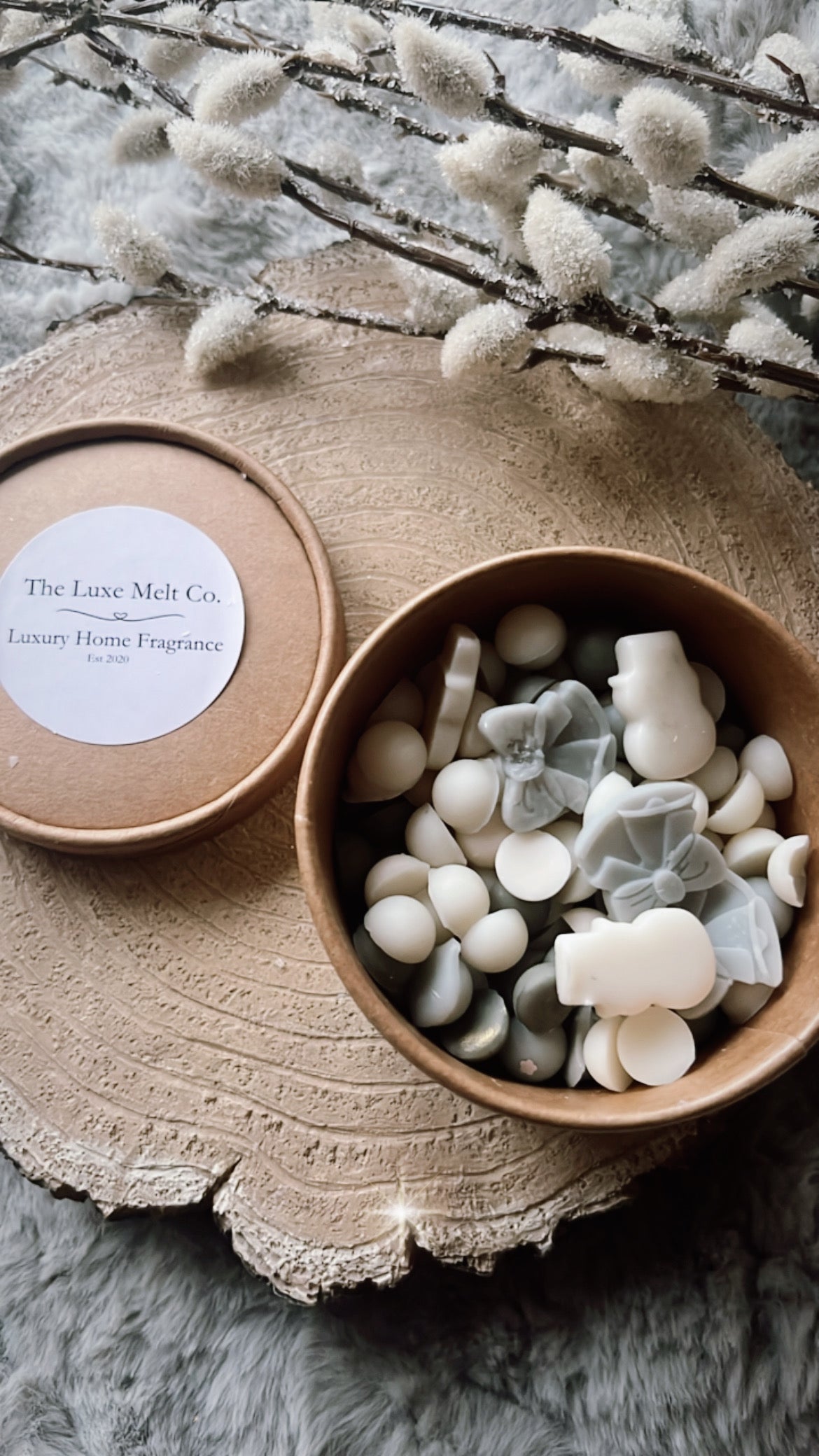 White Winter Dinky Dot Wax Melts