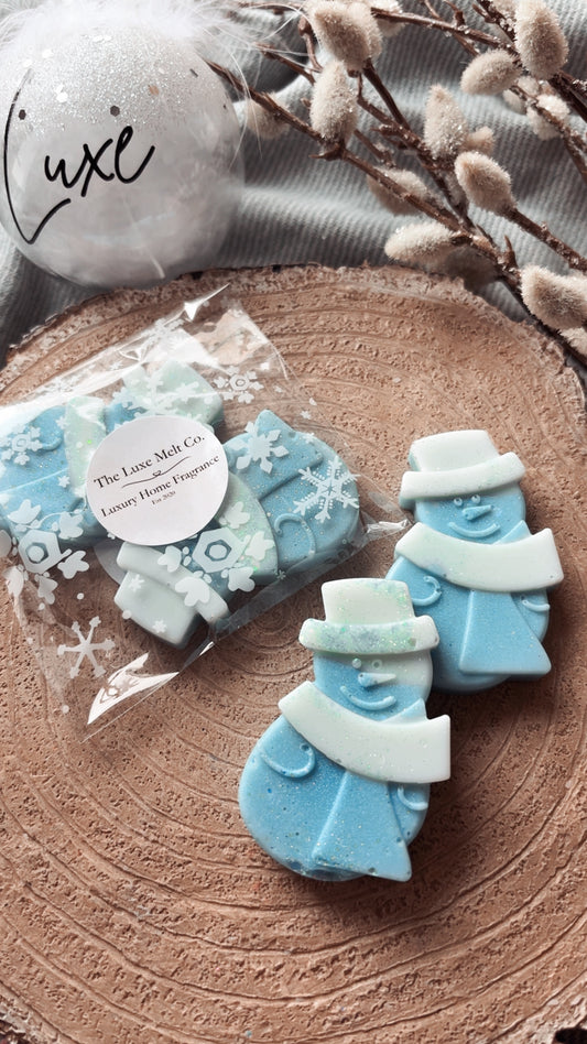 Frosty Sparkle Wax Melt Snowmen