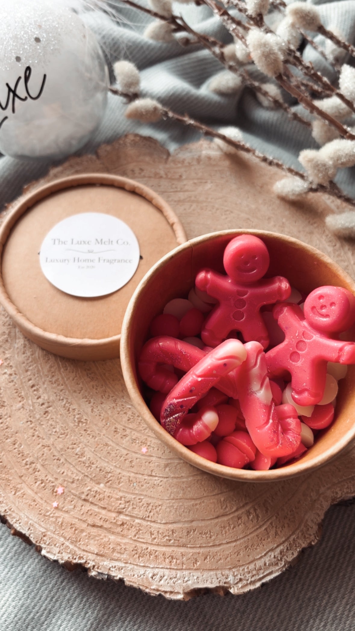 Candy Cane & Vanilla Dinky Dot Pot