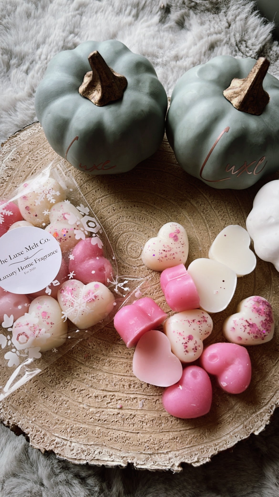 Sugar Plum Fairy Wax Melt Hearts