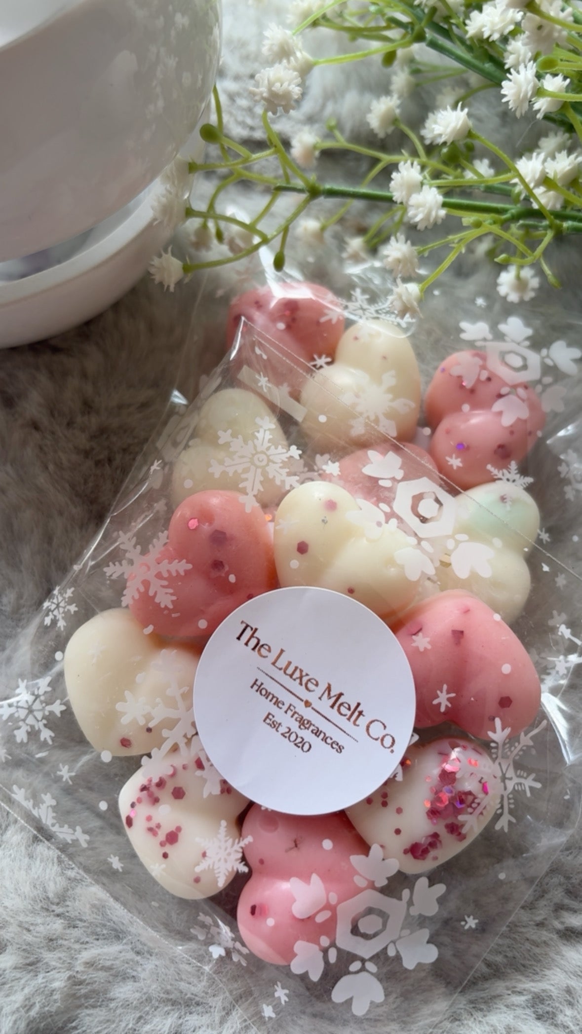 Cherry & Nordic Cotton Hearts