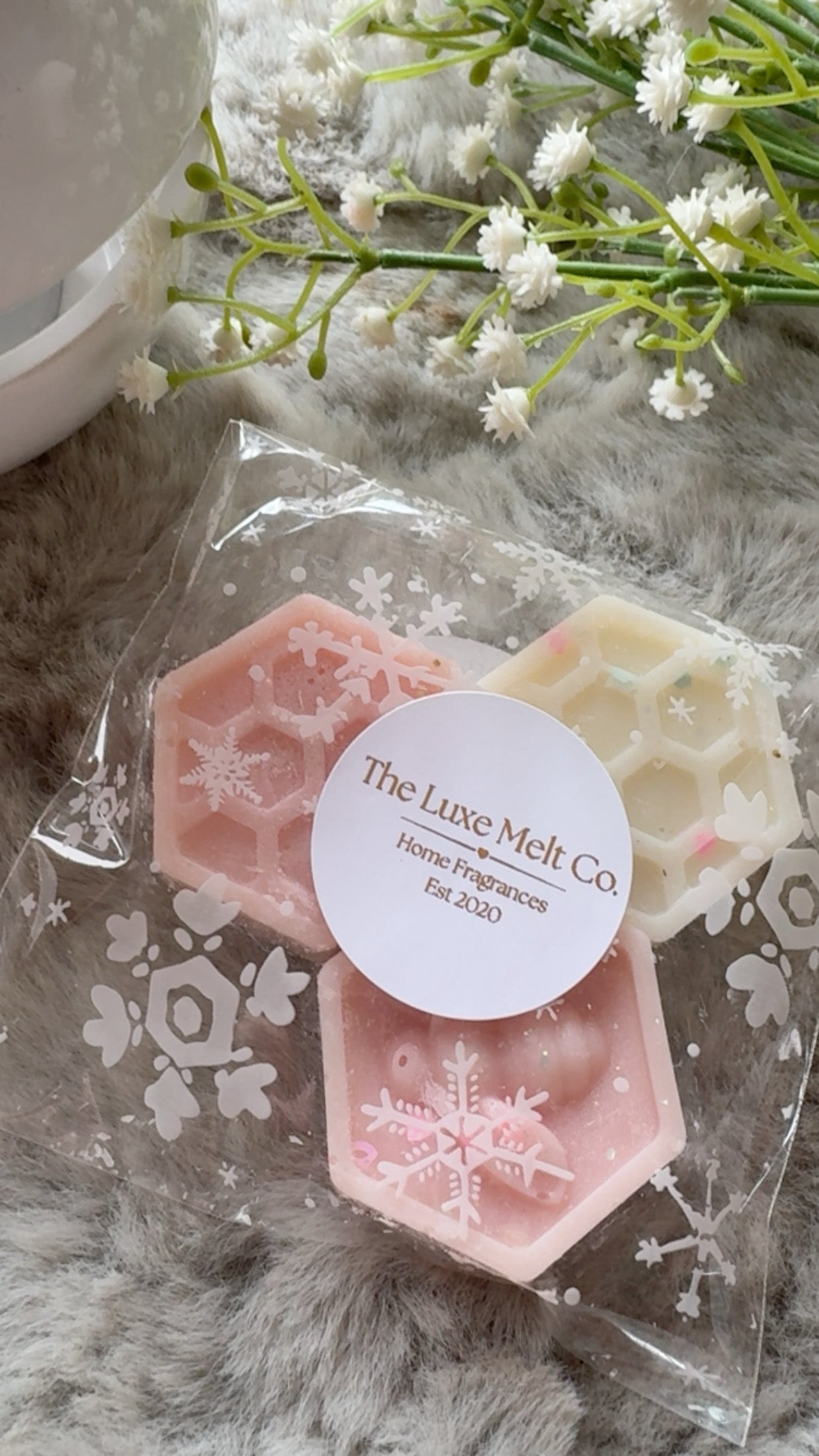 Pink Vanilla & Coco Blossom Honeycomb