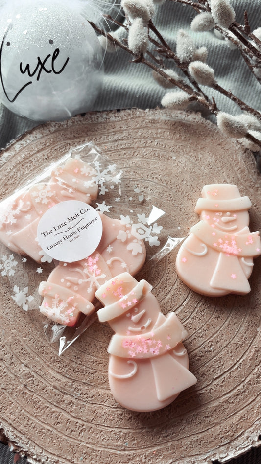 Snowflake Cookie Wax Melt Snowmen