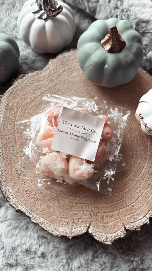 Snowflake Cookie Wax Melt Hearts
