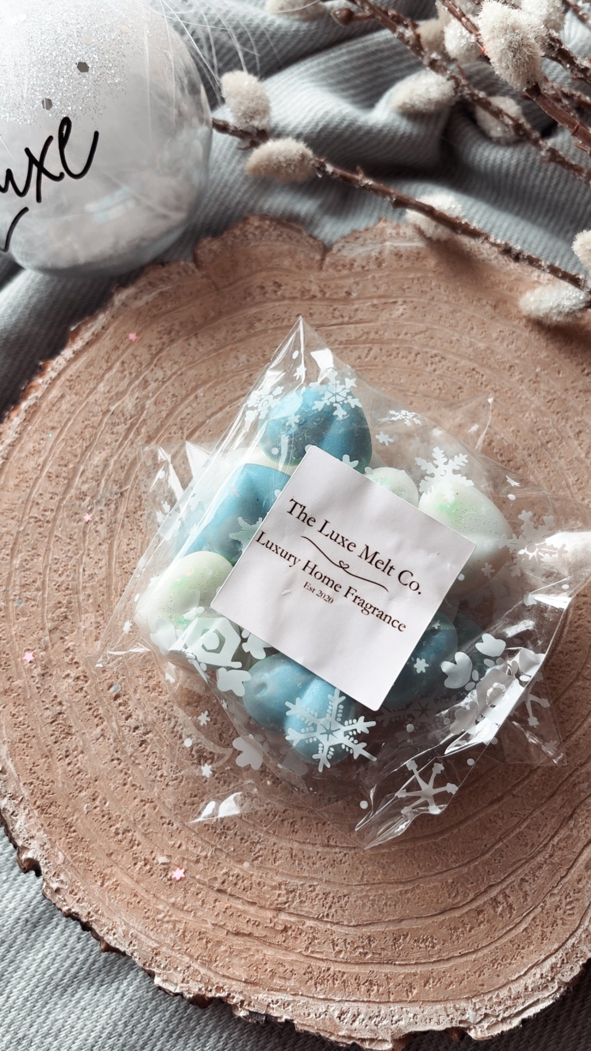 Silent Night Wax Melt Hearts