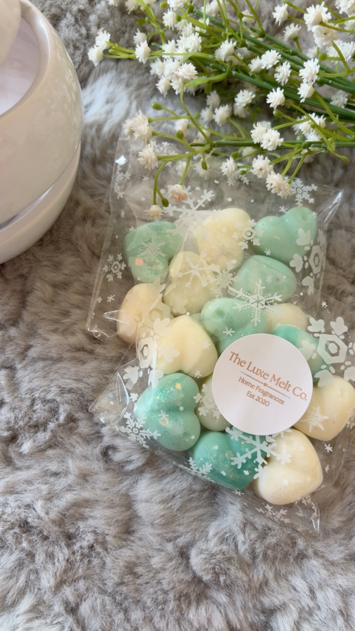 Like, Basil & Mandarin Hearts