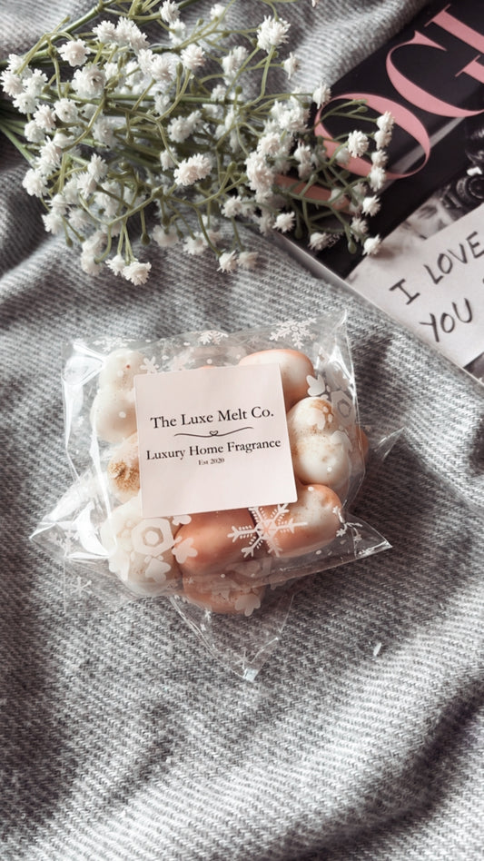 Dark Honey & Tobacco Wax Hearts