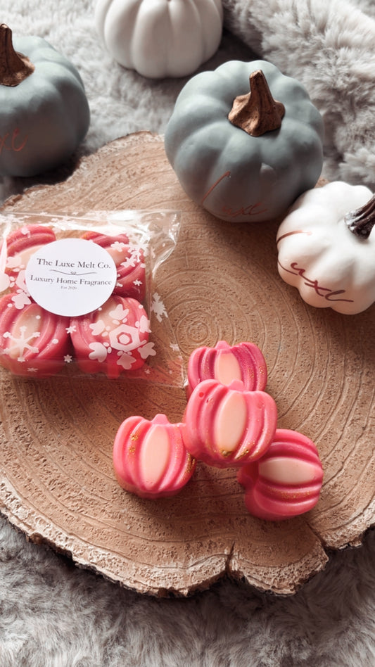 Winter Cherry & Ginger Frosting Wax Melt Pumpkins